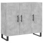 vidaXL Ντουλάπι Γκρι Σκυροδέματος 90x34x80 εκ. Επεξεργασμένο Ξύλο