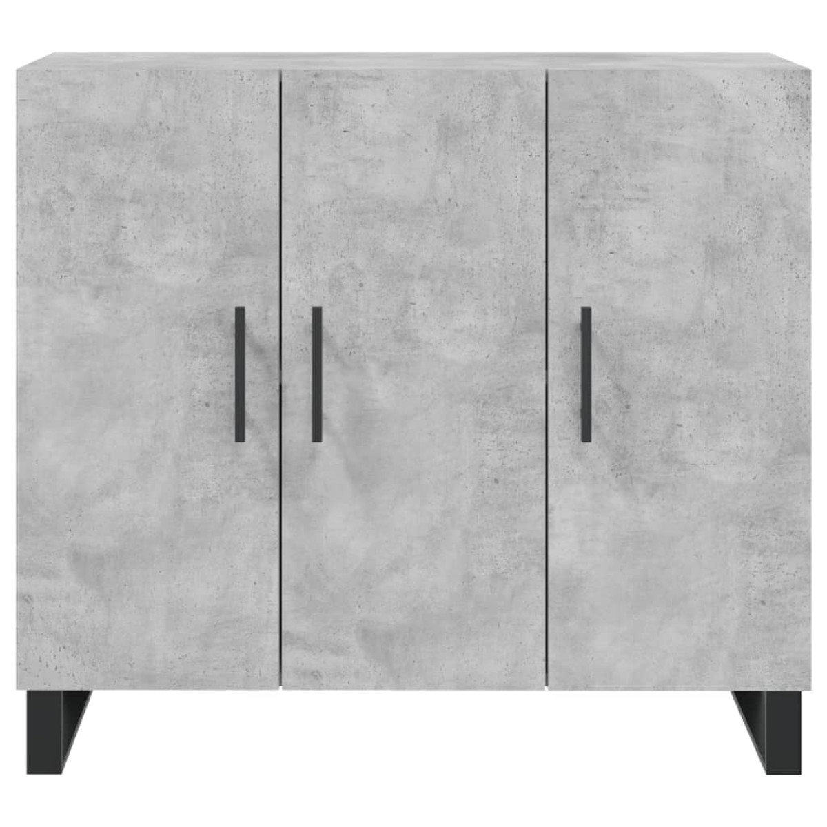 vidaXL Ντουλάπι Γκρι Σκυροδέματος 90x34x80 εκ. Επεξεργασμένο Ξύλο
