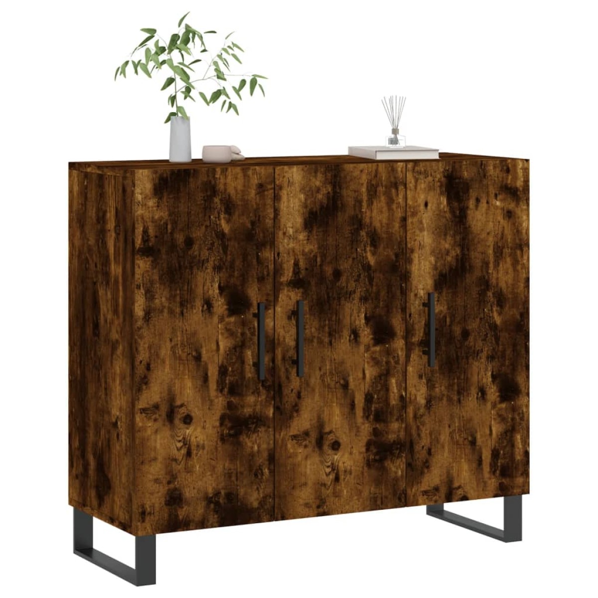 vidaXL Ντουλάπι Καπνιστή Δρυς 90x34x80 εκ. Επεξεργασμένο Ξύλο