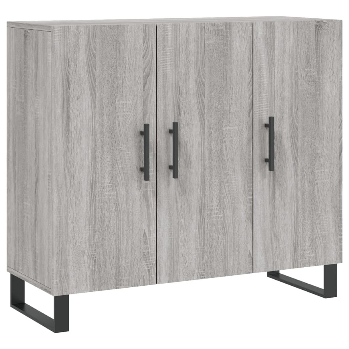 vidaXL Ντουλάπι Γκρι Sonoma 90 x 34 x 80 εκ. από Επεξεργασμένο Ξύλο