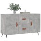 vidaXL Ντουλάπι Γκρι Σκυροδέματος 100 x 36 x 60 εκ. Επεξεργασμένο Ξύλο