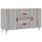 vidaXL Μπουφές Γκρι Sonoma 100 x 36 x 60 εκ. από Επεξεργασμένο Ξύλο