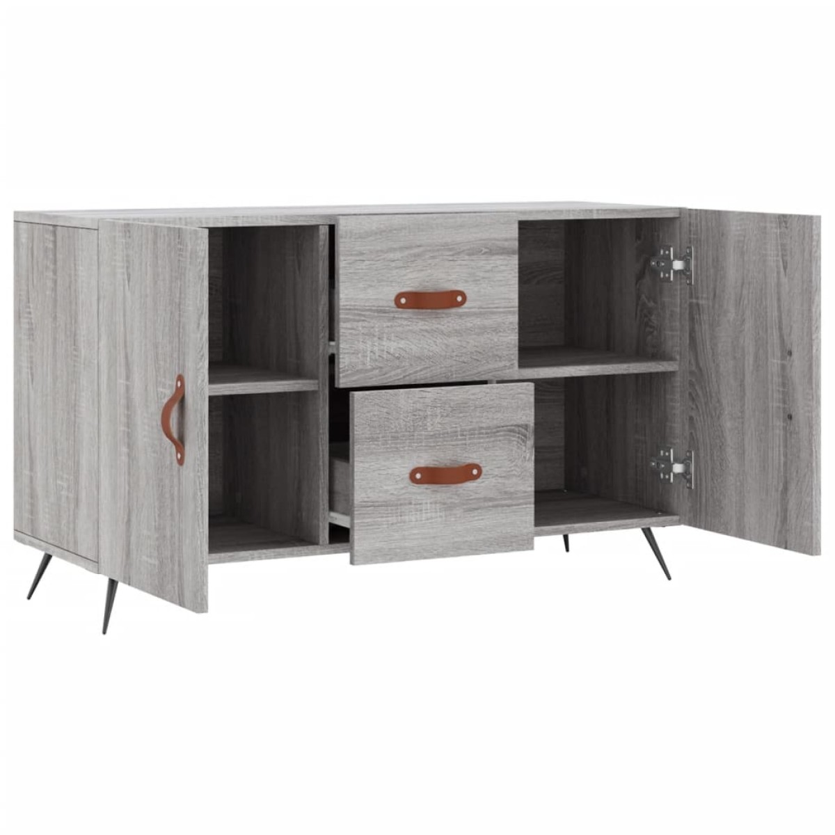 vidaXL Μπουφές Γκρι Sonoma 100 x 36 x 60 εκ. από Επεξεργασμένο Ξύλο