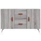 vidaXL Μπουφές Γκρι Sonoma 100 x 36 x 60 εκ. από Επεξεργασμένο Ξύλο