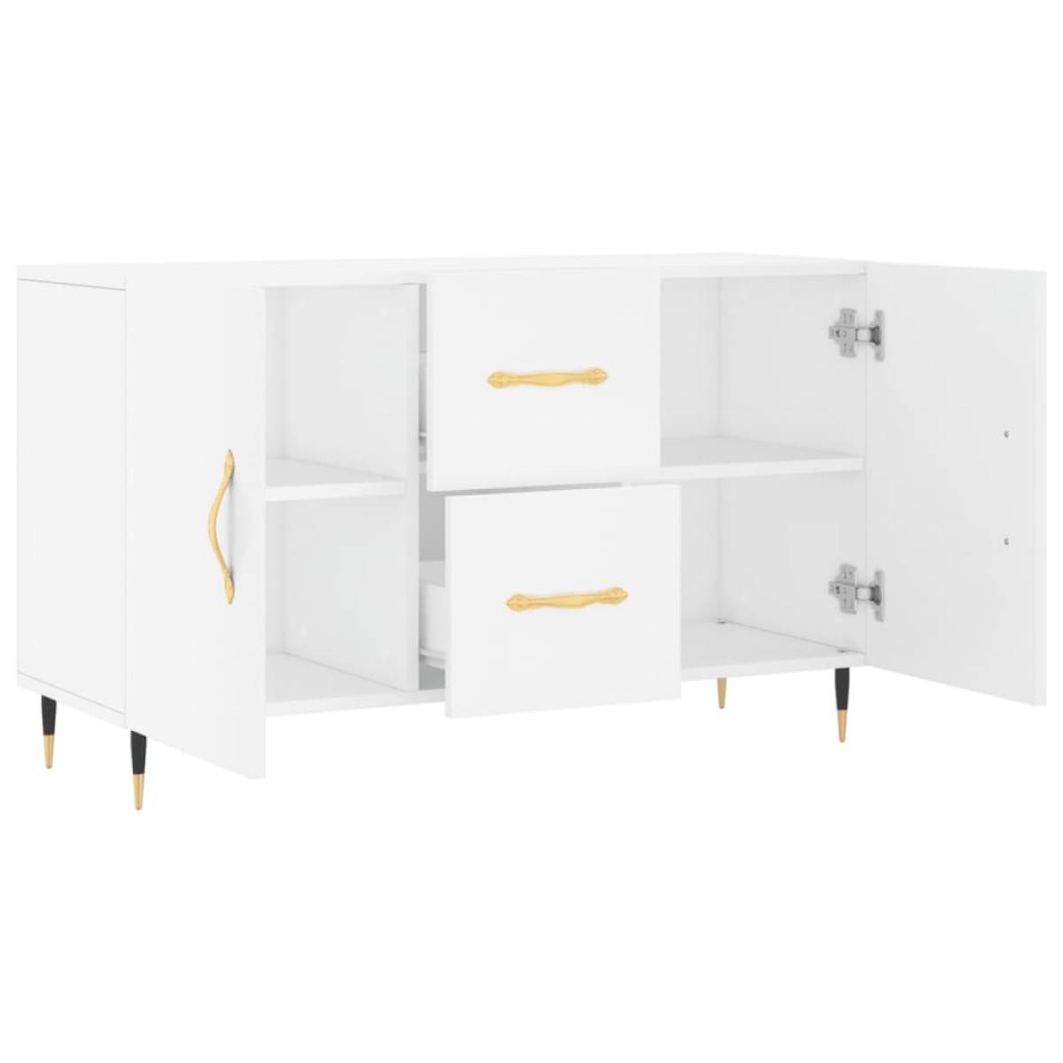 vidaXL Ντουλάπι Λευκό 100 x 36 x60 εκ. Επεξεργασμένο Ξύλο