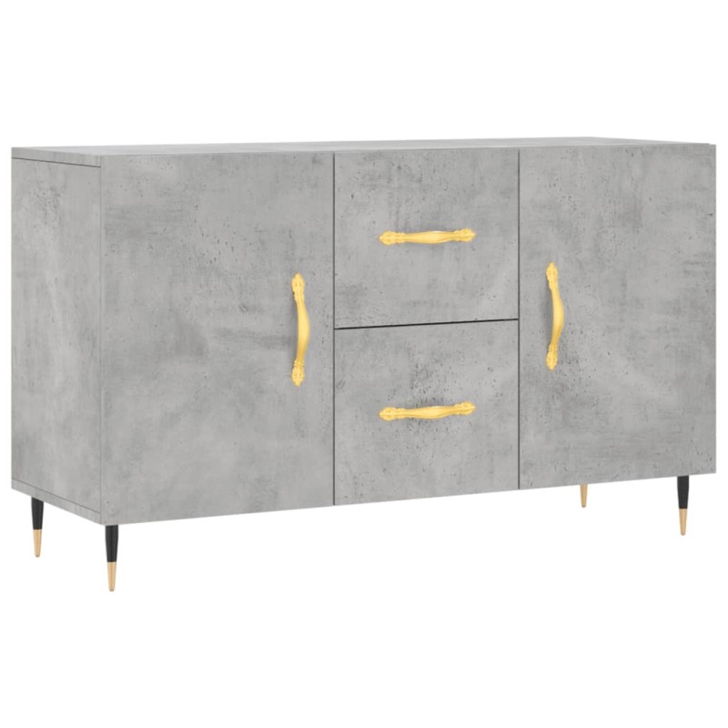 vidaXL Ντουλάπι Γκρι Σκυροδέματος 100 x 36 x 60 εκ. Επεξεργασμένο Ξύλο