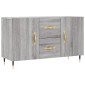 vidaXL Μπουφές Γκρι Sonoma 100 x 36 x 60 εκ. από Επεξεργασμένο Ξύλο