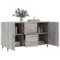 vidaXL Μπουφές Γκρι Sonoma 100 x 36 x 60 εκ. από Επεξεργασμένο Ξύλο