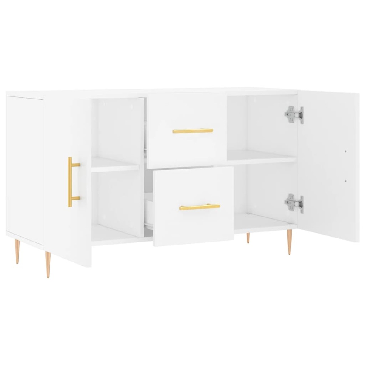 vidaXL Ντουλάπι Λευκό 100 x 36 x60 εκ. Επεξεργασμένο Ξύλο