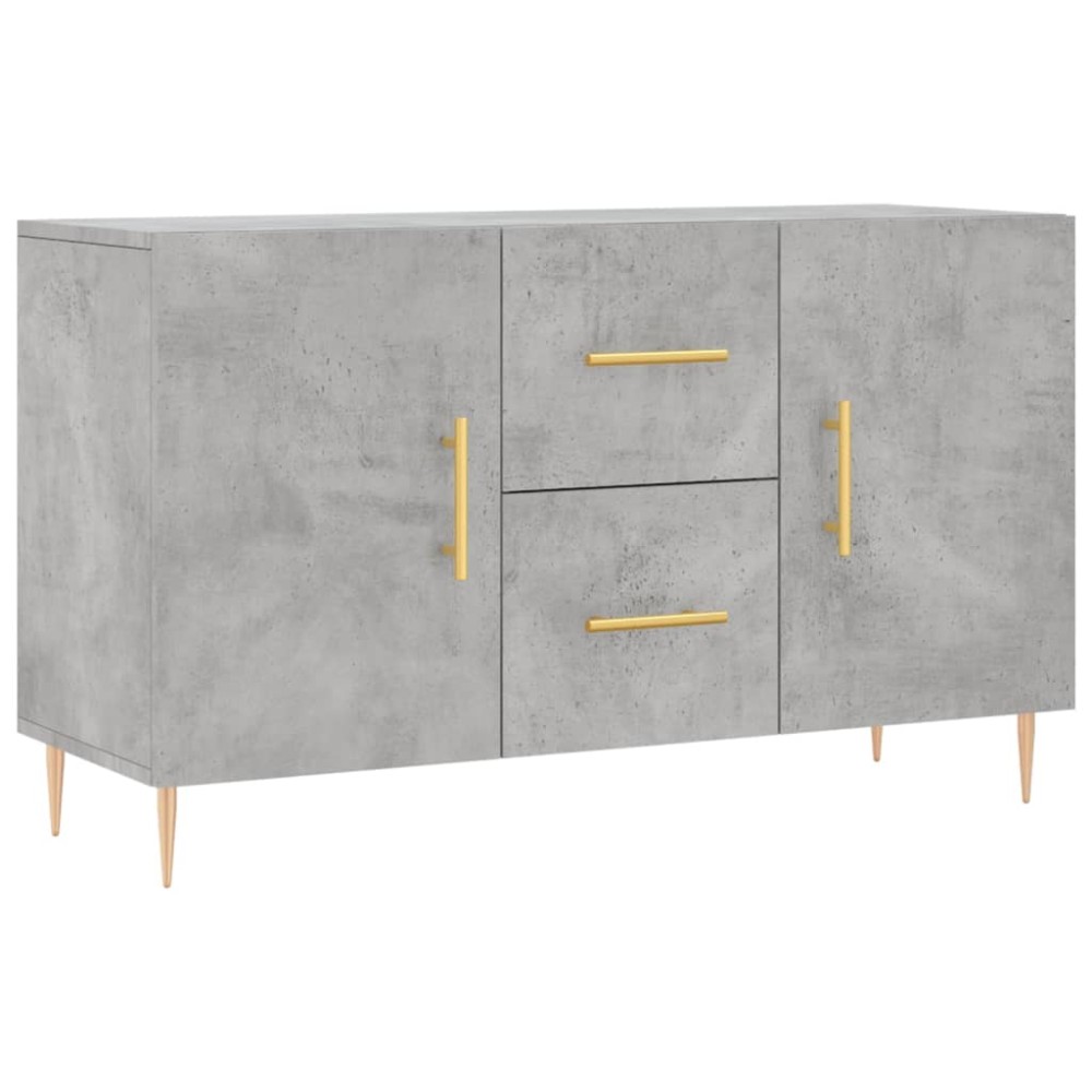 vidaXL Ντουλάπι Γκρι Σκυροδέματος 100 x 36 x 60 εκ. Επεξεργασμένο Ξύλο