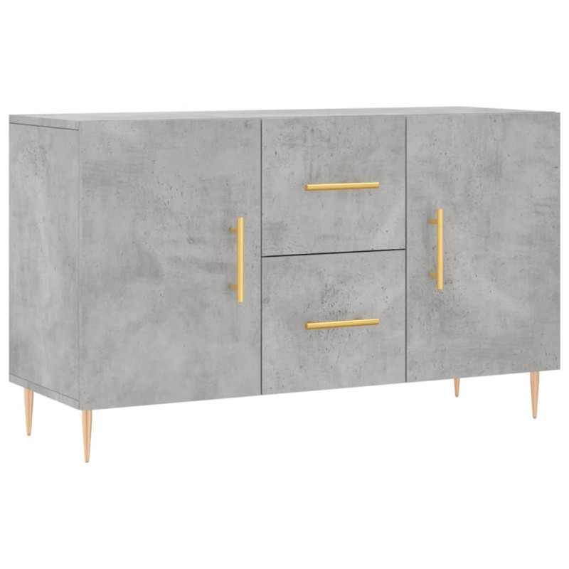 vidaXL Ντουλάπι Γκρι Σκυροδέματος 100 x 36 x 60 εκ. Επεξεργασμένο Ξύλο
