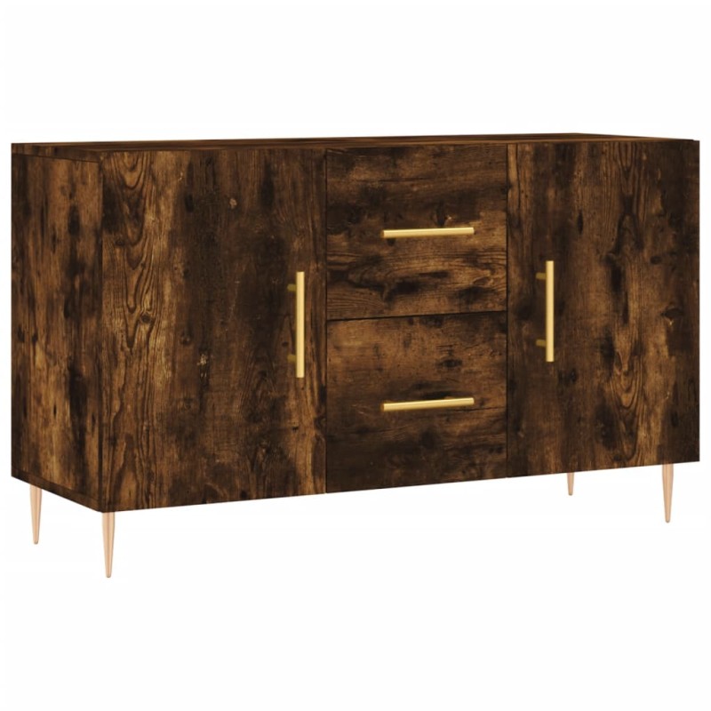 vidaXL Μπουφές Καπνιστή Δρυς 100 x 36 x 60 εκ. Επεξεργασμένο Ξύλο