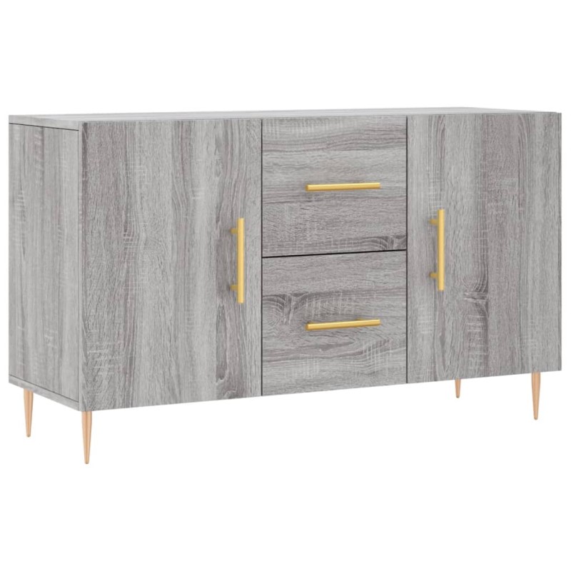 vidaXL Μπουφές Γκρι Sonoma 100 x 36 x 60 εκ. από Επεξεργασμένο Ξύλο