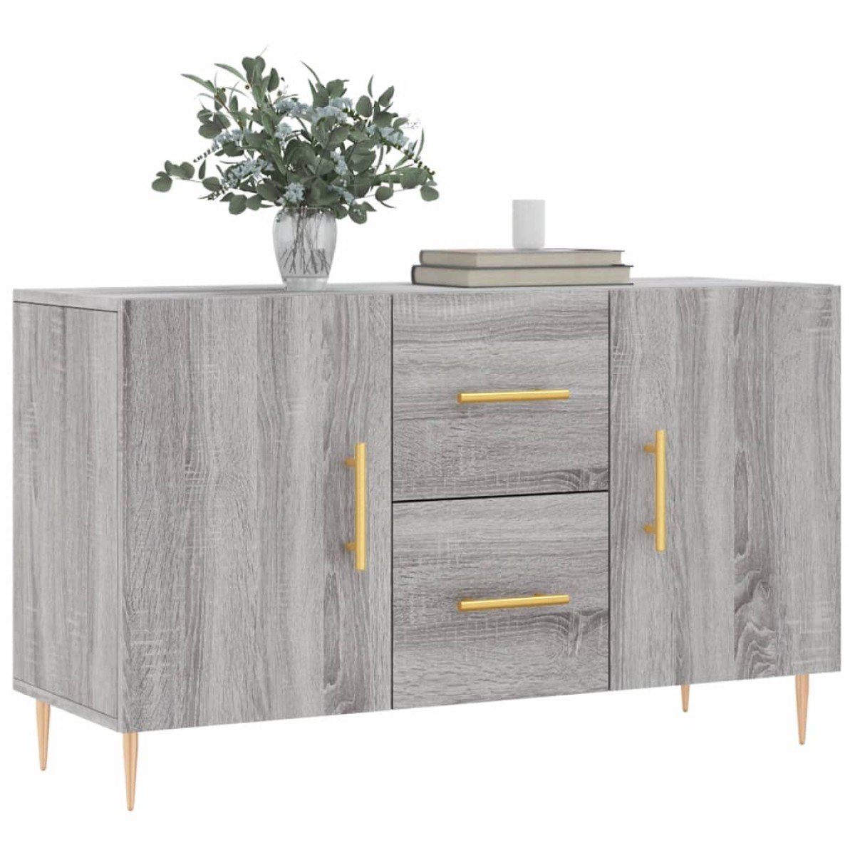 vidaXL Μπουφές Γκρι Sonoma 100 x 36 x 60 εκ. από Επεξεργασμένο Ξύλο
