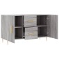 vidaXL Μπουφές Γκρι Sonoma 100 x 36 x 60 εκ. από Επεξεργασμένο Ξύλο