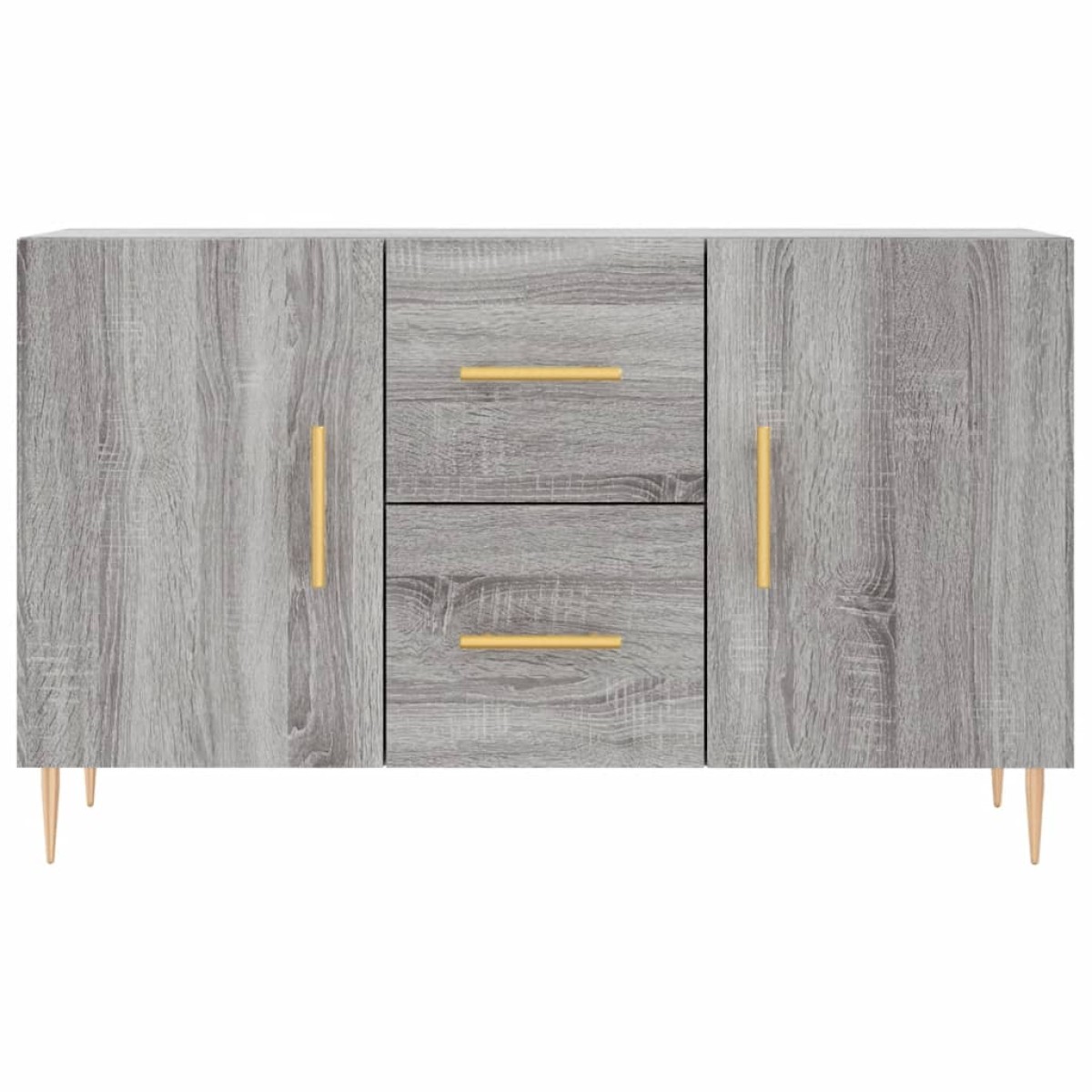 vidaXL Μπουφές Γκρι Sonoma 100 x 36 x 60 εκ. από Επεξεργασμένο Ξύλο