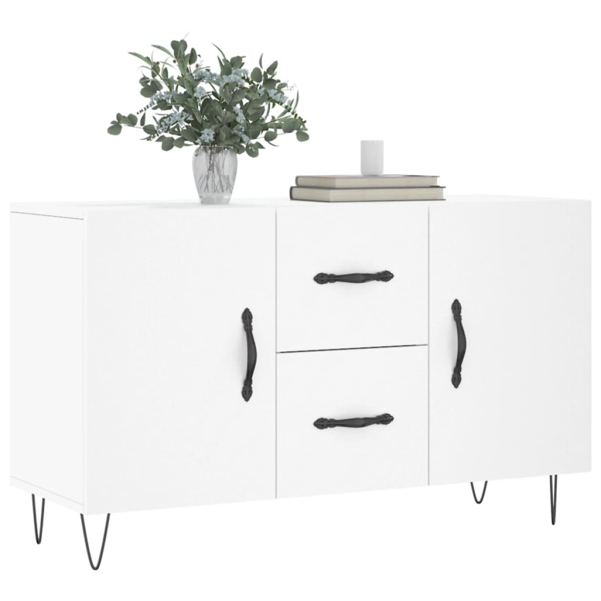 vidaXL Ντουλάπι Λευκό 100 x 36 x60 εκ. Επεξεργασμένο Ξύλο