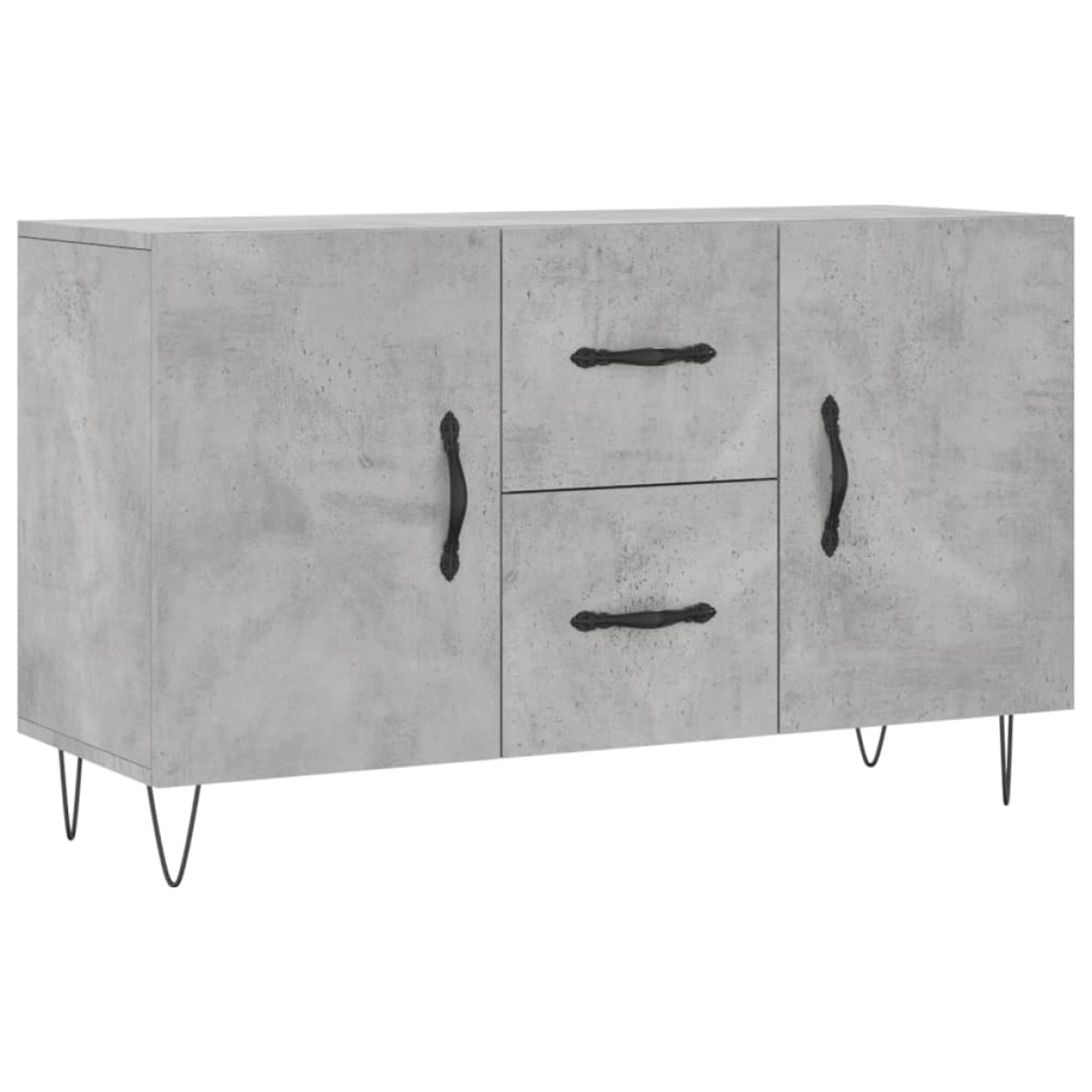 vidaXL Ντουλάπι Γκρι Σκυροδέματος 100 x 36 x 60 εκ. Επεξεργασμένο Ξύλο