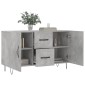vidaXL Ντουλάπι Γκρι Σκυροδέματος 100 x 36 x 60 εκ. Επεξεργασμένο Ξύλο