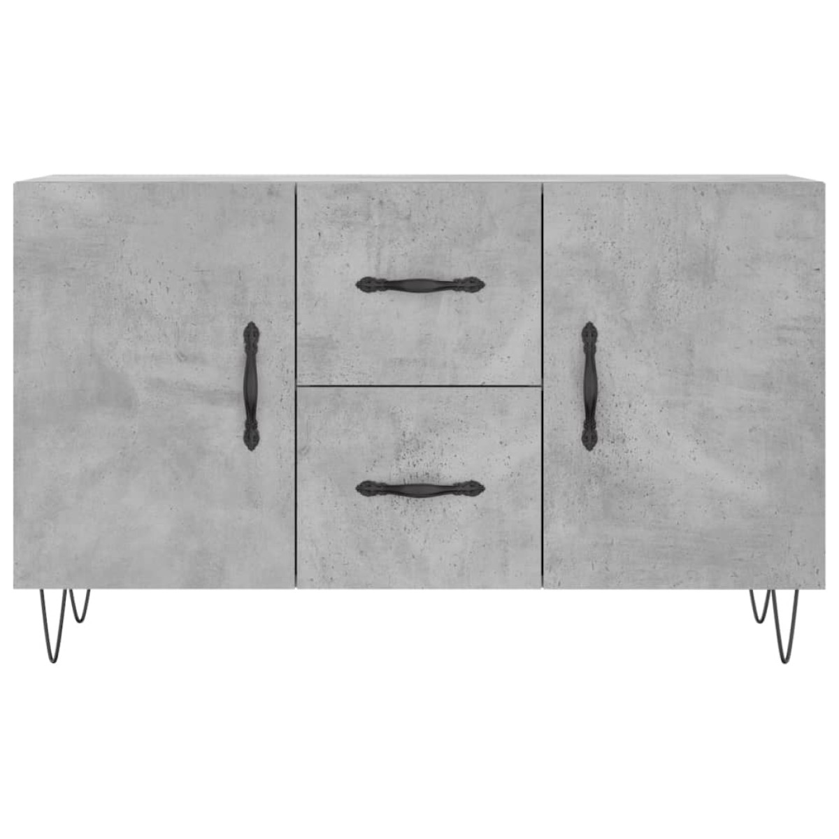 vidaXL Ντουλάπι Γκρι Σκυροδέματος 100 x 36 x 60 εκ. Επεξεργασμένο Ξύλο