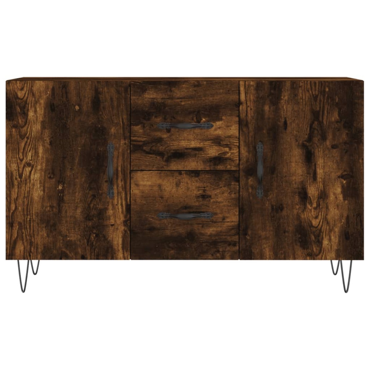 vidaXL Μπουφές Καπνιστή Δρυς 100 x 36 x 60 εκ. Επεξεργασμένο Ξύλο