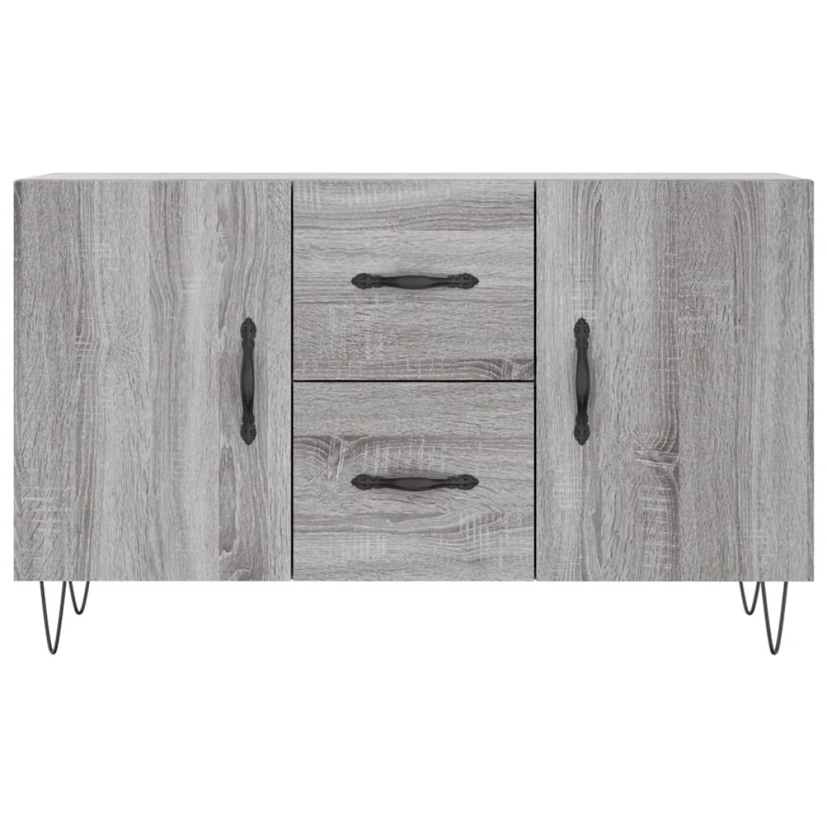 vidaXL Μπουφές Γκρι Sonoma 100 x 36 x 60 εκ. από Επεξεργασμένο Ξύλο