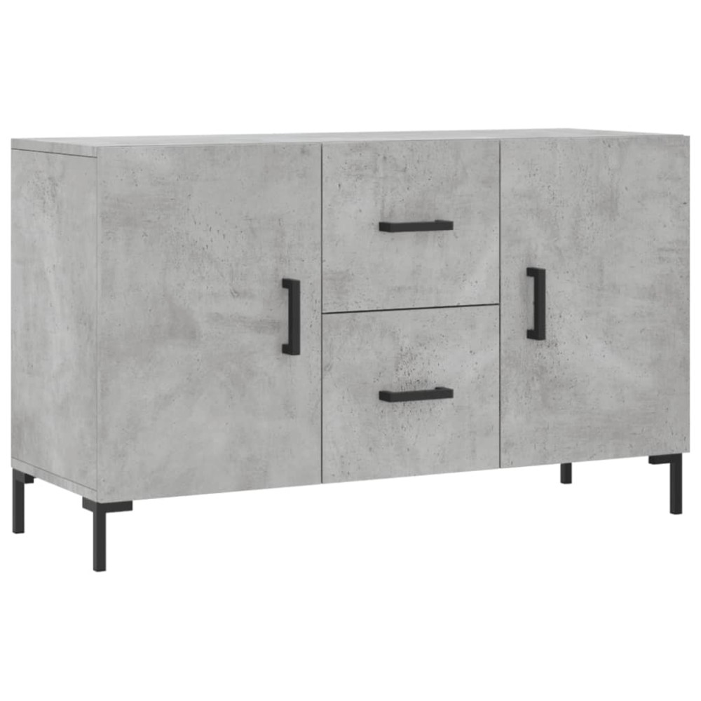 vidaXL Ντουλάπι Γκρι Σκυροδέματος 100 x 36 x 60 εκ. Επεξεργασμένο Ξύλο