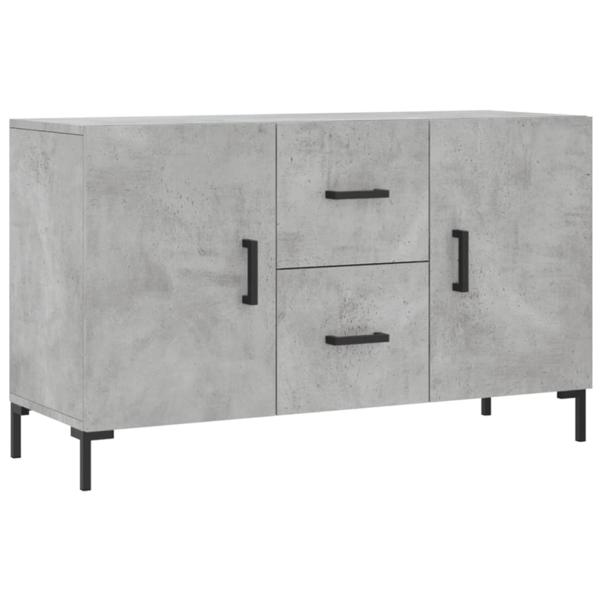 vidaXL Ντουλάπι Γκρι Σκυροδέματος 100 x 36 x 60 εκ. Επεξεργασμένο Ξύλο