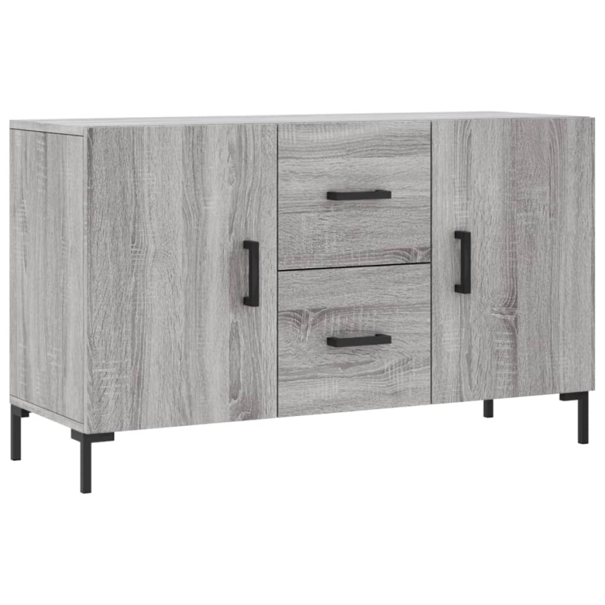 vidaXL Μπουφές Γκρι Sonoma 100 x 36 x 60 εκ. από Επεξεργασμένο Ξύλο