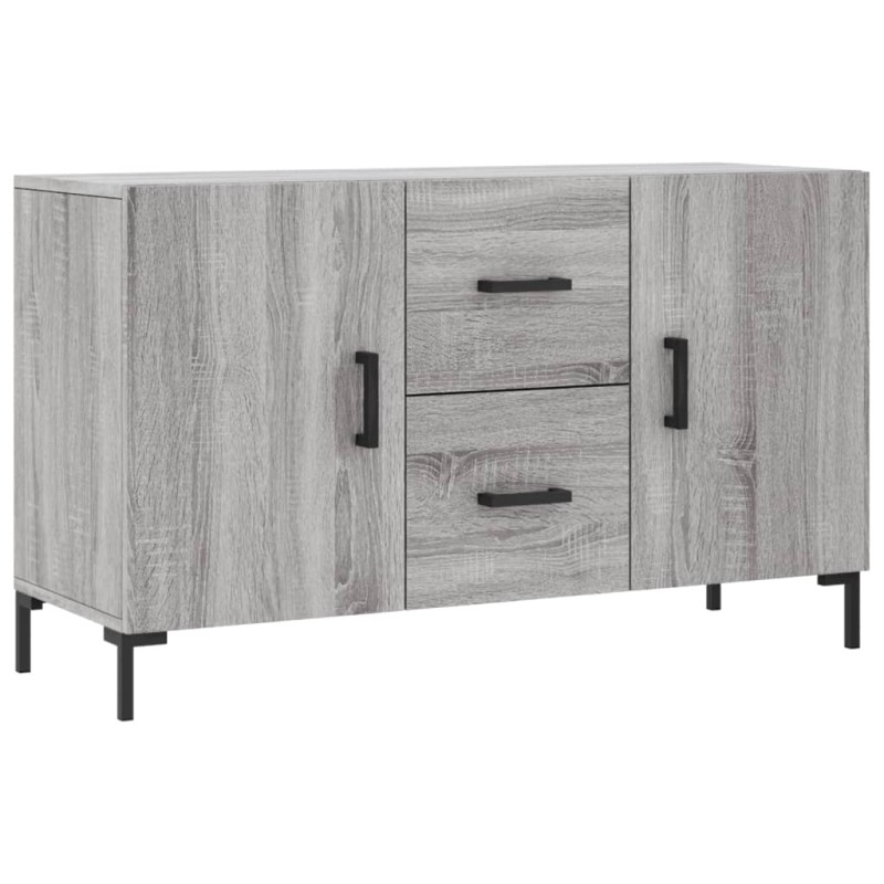 vidaXL Μπουφές Γκρι Sonoma 100 x 36 x 60 εκ. από Επεξεργασμένο Ξύλο