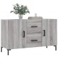 vidaXL Μπουφές Γκρι Sonoma 100 x 36 x 60 εκ. από Επεξεργασμένο Ξύλο