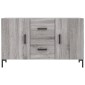 vidaXL Μπουφές Γκρι Sonoma 100 x 36 x 60 εκ. από Επεξεργασμένο Ξύλο