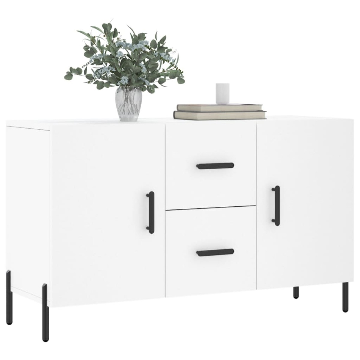vidaXL Ντουλάπι Λευκό 100 x 36 x60 εκ. Επεξεργασμένο Ξύλο