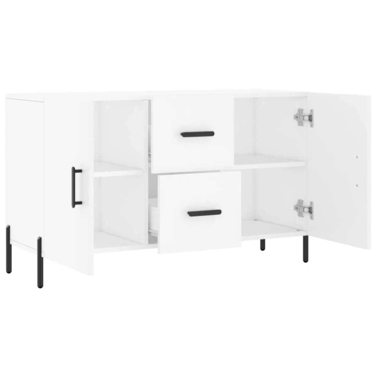 vidaXL Ντουλάπι Λευκό 100 x 36 x60 εκ. Επεξεργασμένο Ξύλο