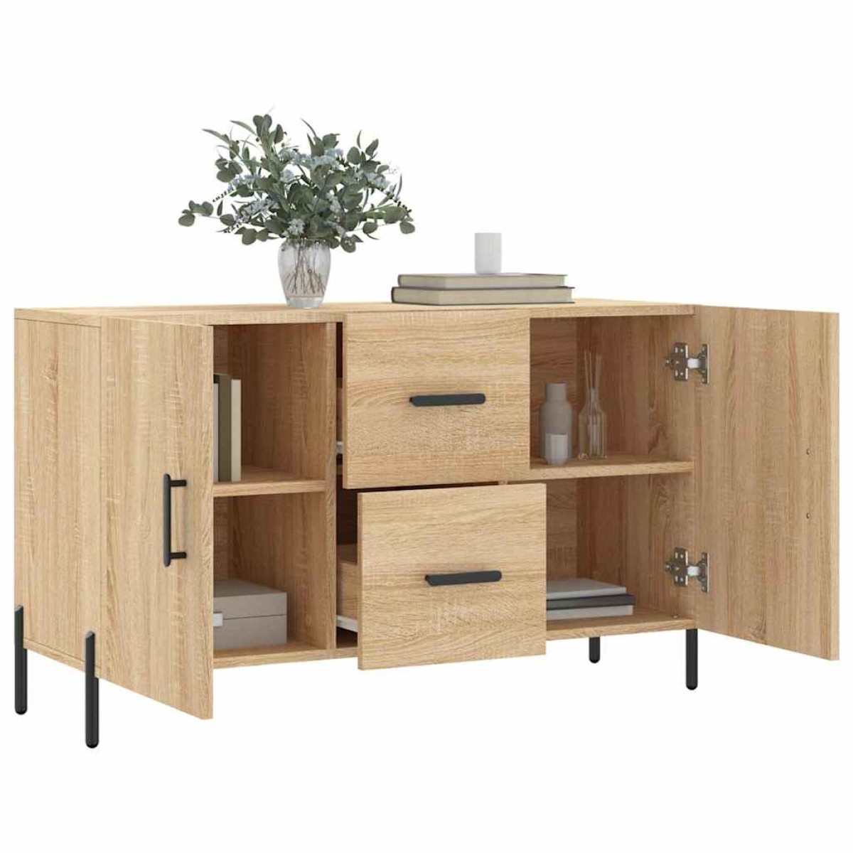 vidaXL Ντουλάπι Sonoma Δρυς 100x36x60 εκ. από Επεξεργασμένο Ξύλο
