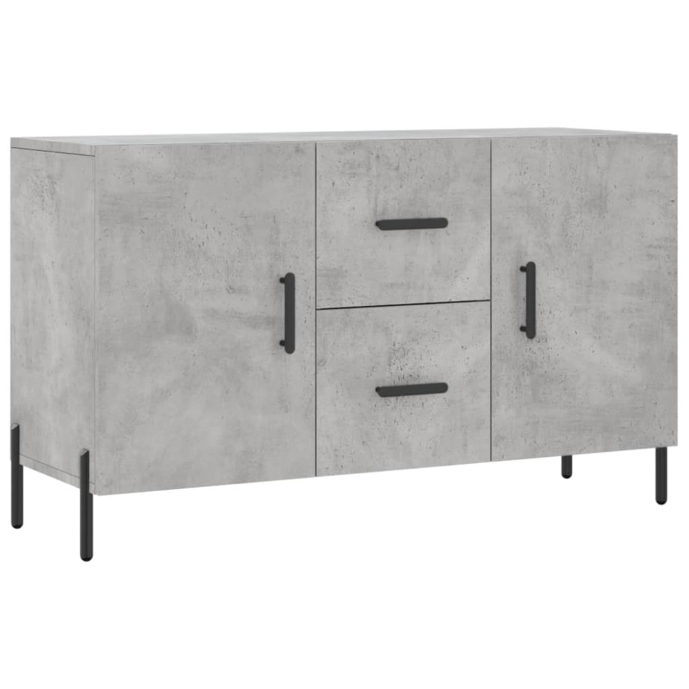 vidaXL Ντουλάπι Γκρι Σκυροδέματος 100 x 36 x 60 εκ. Επεξεργασμένο Ξύλο