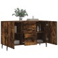 vidaXL Μπουφές Καπνιστή Δρυς 100 x 36 x 60 εκ. Επεξεργασμένο Ξύλο