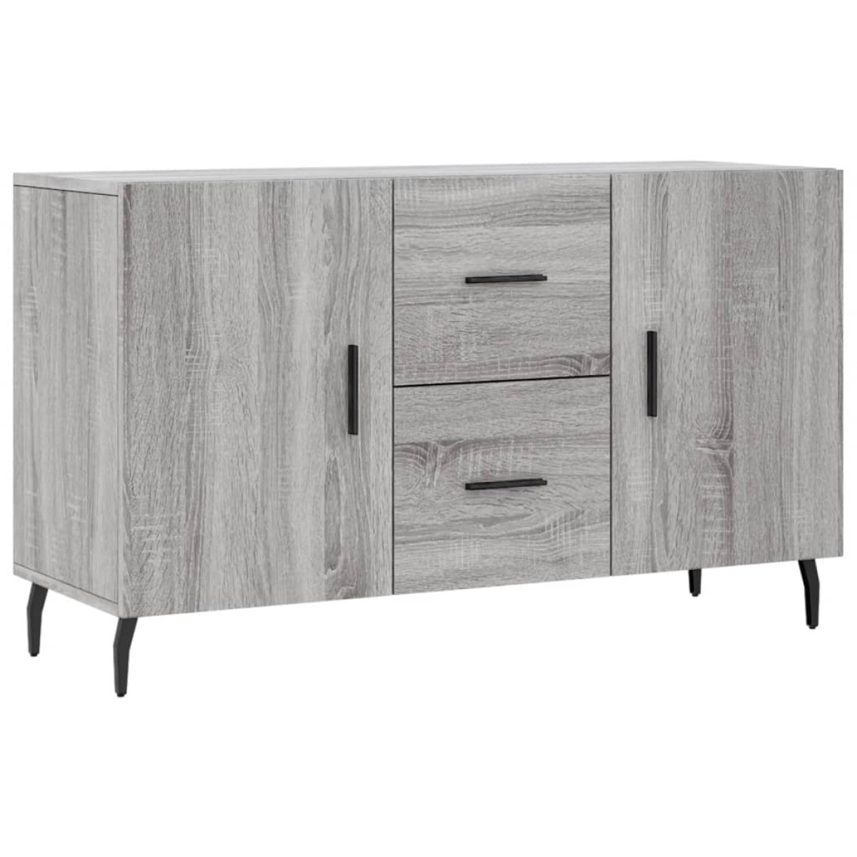 vidaXL Μπουφές Γκρι Sonoma 100 x 36 x 60 εκ. από Επεξεργασμένο Ξύλο