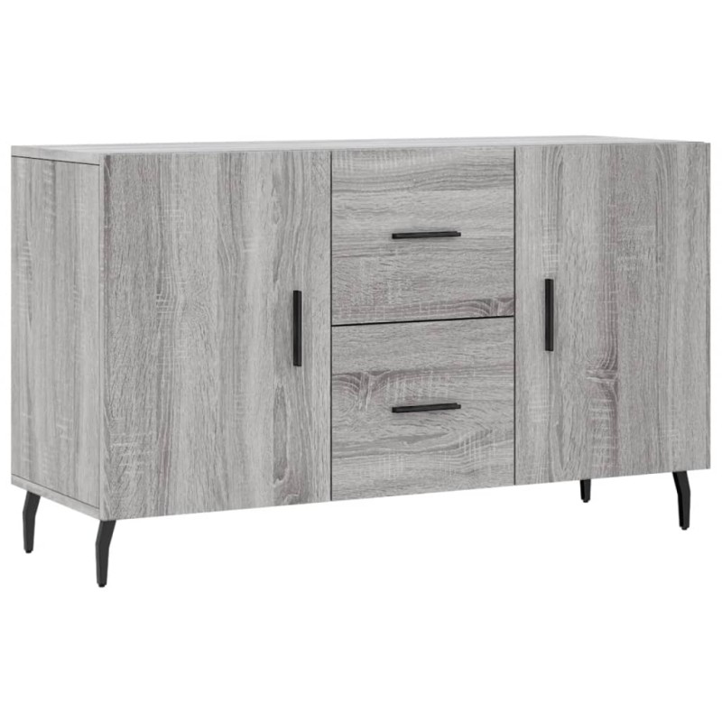 vidaXL Μπουφές Γκρι Sonoma 100 x 36 x 60 εκ. από Επεξεργασμένο Ξύλο