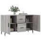 vidaXL Μπουφές Γκρι Sonoma 100 x 36 x 60 εκ. από Επεξεργασμένο Ξύλο