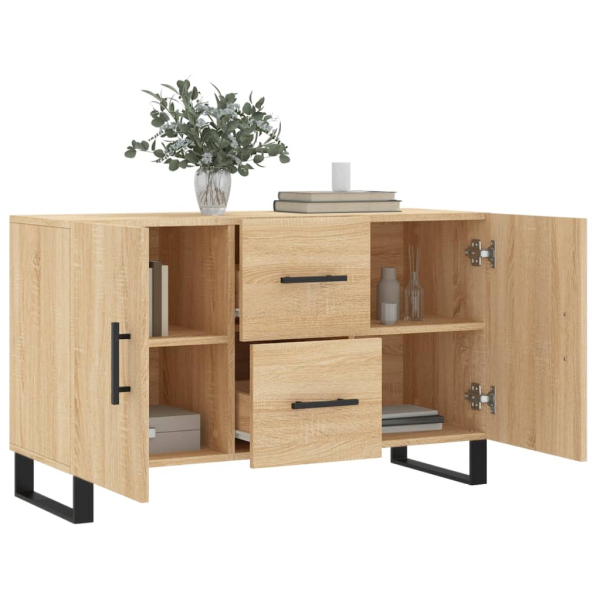 vidaXL Ντουλάπι Sonoma Δρυς 100x36x60 εκ. από Επεξεργασμένο Ξύλο