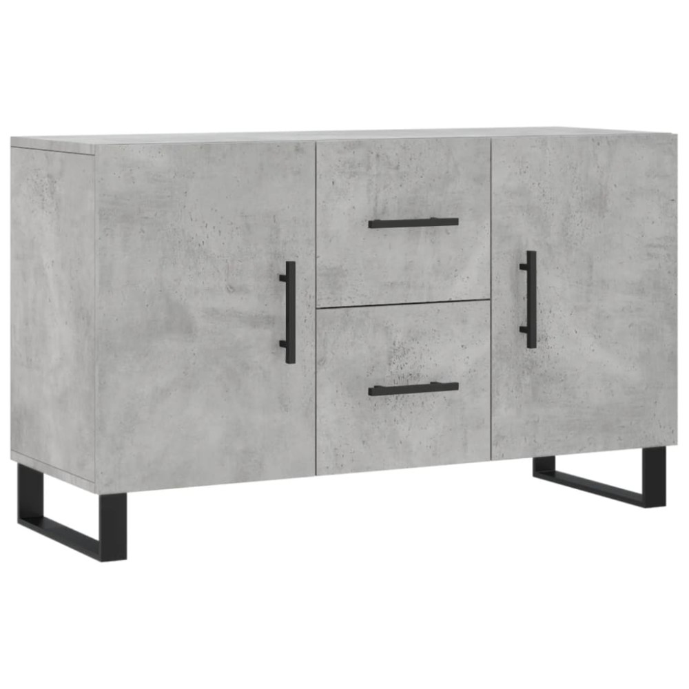 vidaXL Ντουλάπι Γκρι Σκυροδέματος 100 x 36 x 60 εκ. Επεξεργασμένο Ξύλο