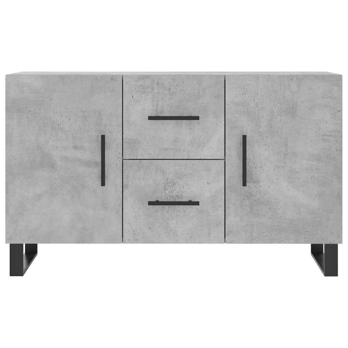 vidaXL Ντουλάπι Γκρι Σκυροδέματος 100 x 36 x 60 εκ. Επεξεργασμένο Ξύλο