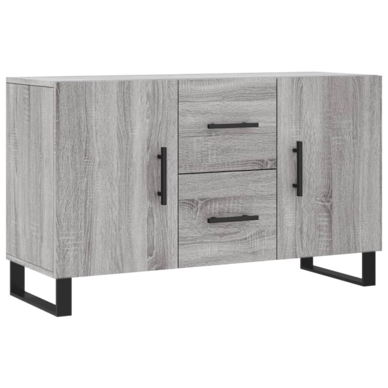 vidaXL Μπουφές Γκρι Sonoma 100 x 36 x 60 εκ. από Επεξεργασμένο Ξύλο