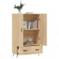 vidaXL Ντουλάπα Sonoma Δρυς 69,5 x 31 x 115 εκ. από Επεξεργασμένο Ξύλο