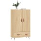 vidaXL Ντουλάπα Sonoma Δρυς 69,5 x 31 x 115 εκ. από Επεξεργασμένο Ξύλο