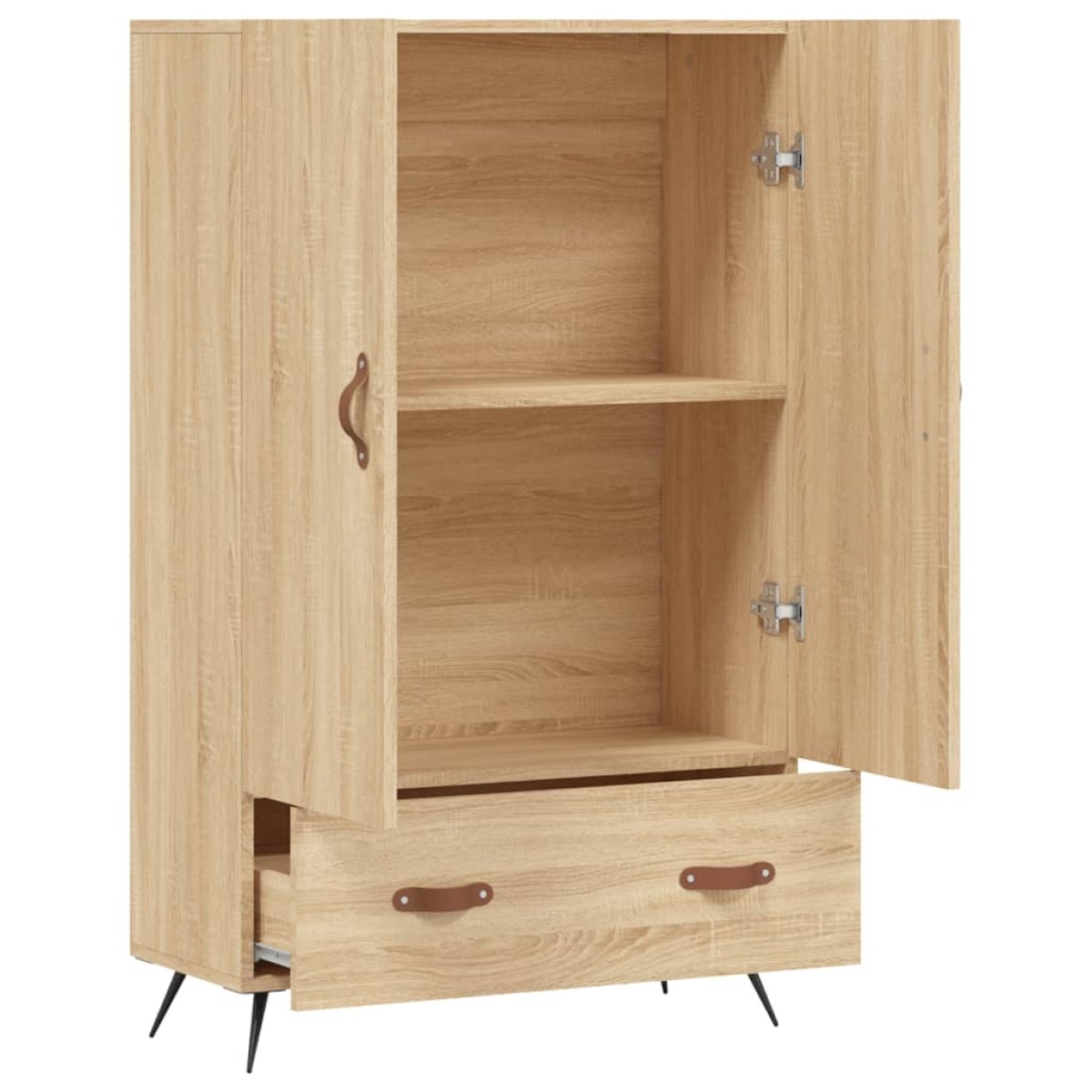 vidaXL Ντουλάπα Sonoma Δρυς 69,5 x 31 x 115 εκ. από Επεξεργασμένο Ξύλο