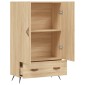 vidaXL Ντουλάπα Sonoma Δρυς 69,5 x 31 x 115 εκ. από Επεξεργασμένο Ξύλο