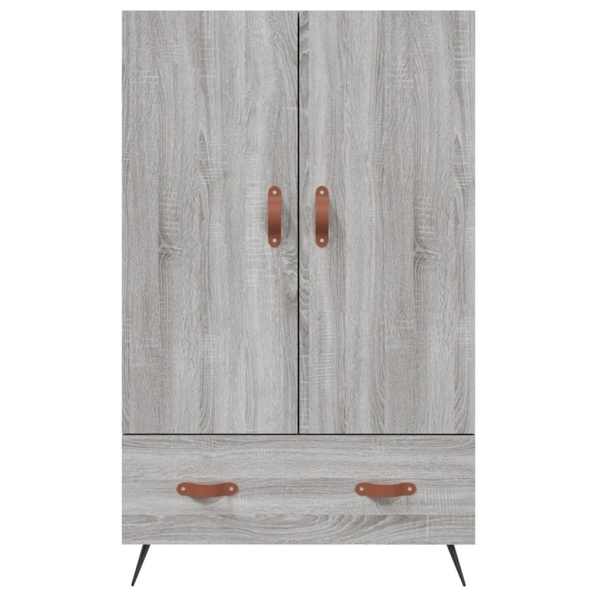 vidaXL Ντουλάπα Γκρι Sonoma 69,5 x 31 x 115 εκ. από Επεξεργασμένο Ξύλο