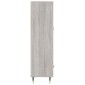 vidaXL Ντουλάπα Γκρι Sonoma 69,5 x 31 x 115 εκ. από Επεξεργασμένο Ξύλο